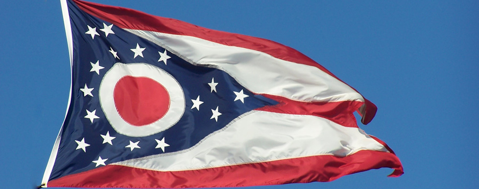 Ohio Flag by J. Stephen Conn
